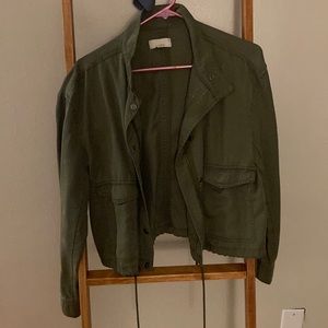 LOFT Green Bomber jacket